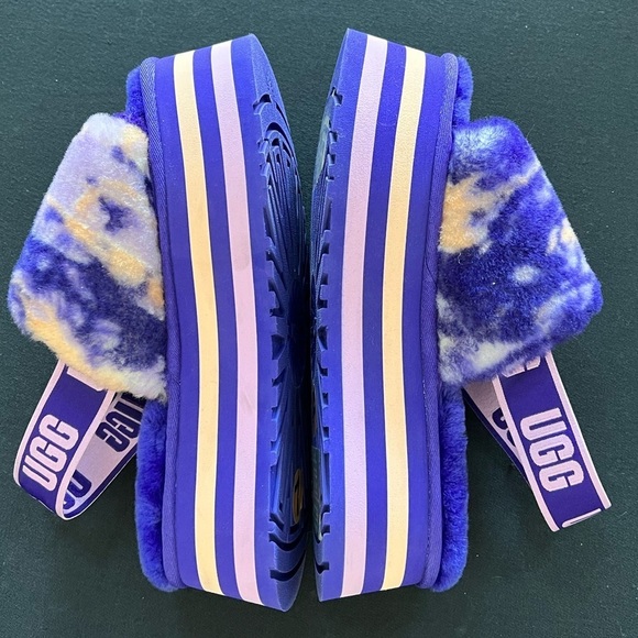 New UGG Women's Disco Marble Slides: Violet-Night size 7 - Picture 5 of 10